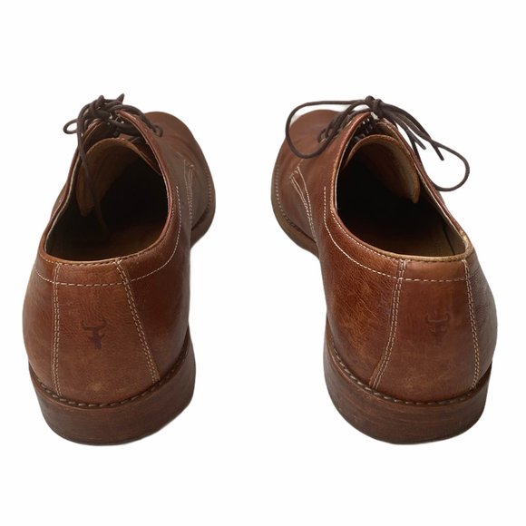 HS Trask Mens Brown Leather Oxford Dress Shoes main image 5